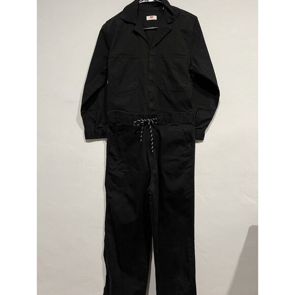 Levi’s Coveralls Women XS Black Jumpsuit NWT - Picture 1 of 16